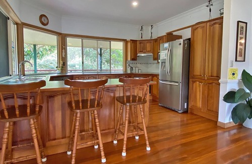 Amity Point House | Spacious residence with sparkling inground pool. Only 100 metres to the beach