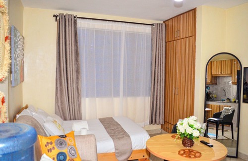 Ruiru House | Spacious studio unit in Ruiru: peaceful & secure with free parking & fast wifi