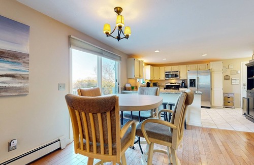 Sagamore Beach House | Spacious wooded retreat near canal & beach with deck & alfresco dining