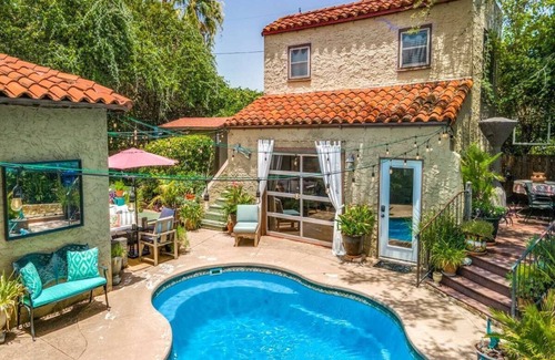 Jefferson Villa | Spanish Gem, Pool, HotTub, Firepit, Game Room, Patio Seating, Mins to River Walk