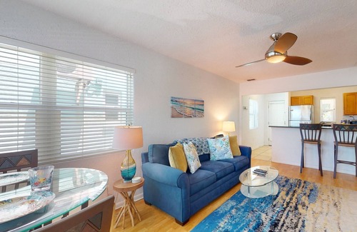 Pass-a-Grille Historic District Condo | Spectacular Location on Pass-A-Grille! Near Restaurants. Pool. Beach Views. Free City Parking Pass.