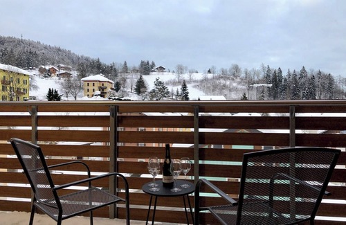 Gionghi-Cappella Apartment | Splendid 4+2 attic with panoramic terrace overlooking the mountains (303)