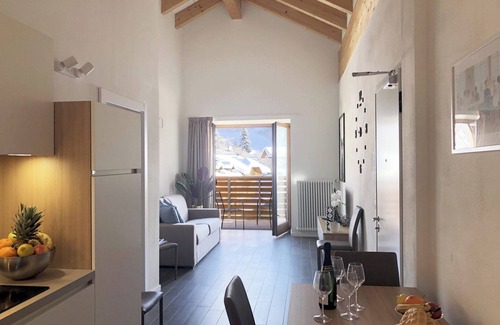 Gionghi-Cappella Apartment | Splendid 4+2 attic with panoramic terrace overlooking the mountains (303)