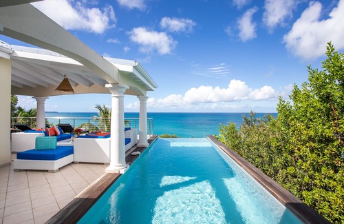 Grand Case Villa | SPLENDID VIEW! BEACH ON FOOT! NEW!