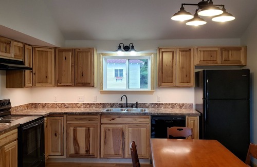 Lake Placid Apartment | Split Rock, private 2 bedroom, 1 1/2 bath apartment, dedicated office space.