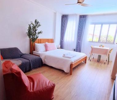 Nong Kae Apartment | Sport villa Hua Hin - Room 225, Studio room with pool view and Kitchenette
