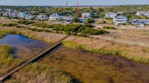 Saint Helena Island House | Sprawling Ocean View Home with Massive Deck, Golf Cart Included