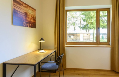 Neu Lubbenau Apartment | Spreewald courtyard - south side with terrace