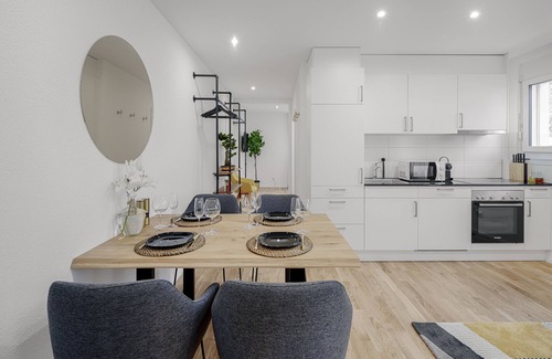 St. Gallen Apartment | St. Georgen-Strasse Studios by VISIMO - Design. City. Nature