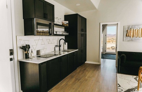 Study Butte-Terlingua Cabin | Stardust Big Bend Luxury A-Frame#7 with a fab view