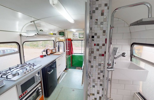 Ggantija House | Stay on a vintage 1974 Maltese bus in Xaghra
