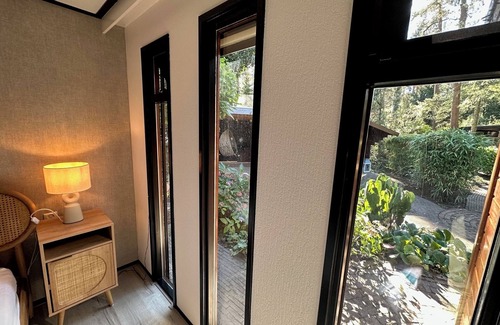 Municipality of Elburg Ski Chalet | StayatSas Tiny House on the Veluwe Pippa, kids and dogs welcome, large terrace