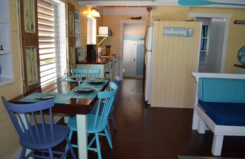 Spanish Wells House | Step from your porch onto the soft white sand & crystal clear water.