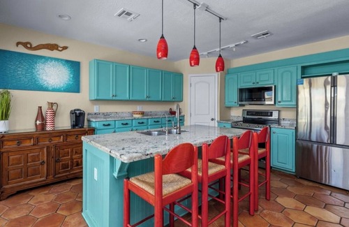 South Padre Island House | Steps to Beach Heated Pool Outdoor Kitchen Luxury HGTV Retreat