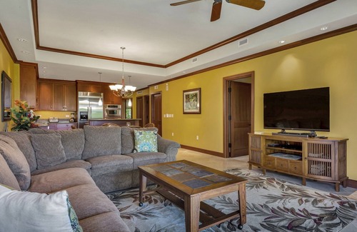 Waikoloa Condo | Steps to Beach Family Friendly in Private Setting Lots of Grass to Play On