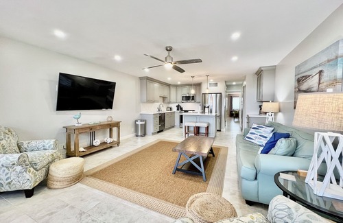 Red Hook Condo | STEPS TO SAND! Sapphire Beach bliss: Renovated 2 bed 2.5 bath at Crystal Cove