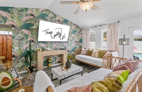 Inlet Beach Heights House | Steps to the beach & close to 30A! Private pool with sundeck & putt putt golf!