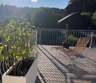 Haigerloch Apartment | Stilvolle Wohnung für 2-3 Personen - mit riesiger Dachterrasse
