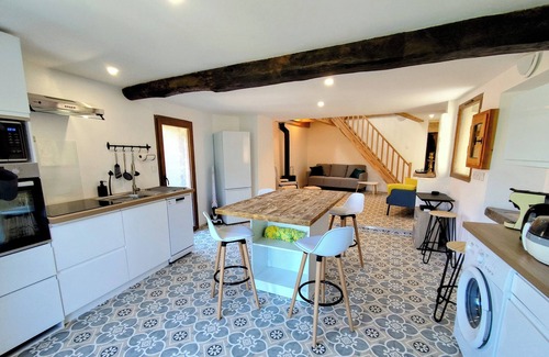 Campome House | Stone barn in Catalan village with river. Mountains & beaches. 3 Star rating