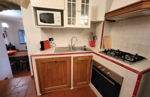 San Romano in Garfagnana Villa | Stone cottage with wonderful loggia, private pool, walk to facilities.