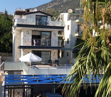 Kalkan Apartment | Stone House Aparts 2 plus 1 mit zwei Balkone und Poolview Kalkan No 10
