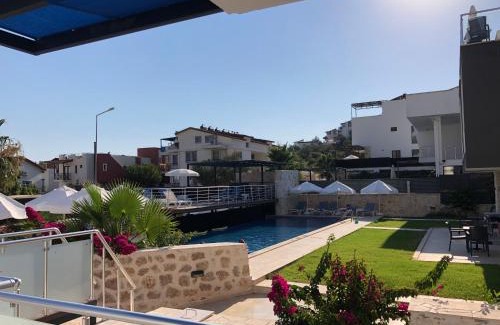Kalkan Apartment | Stone House Aparts 2 plus 1 mit zwei Balkone und Poolview Kalkan No 10