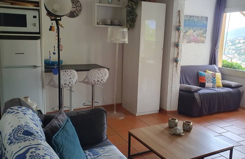 Espero-Pax Apartment | Studio à Théoule-miramar Avec Magnifique vue mer