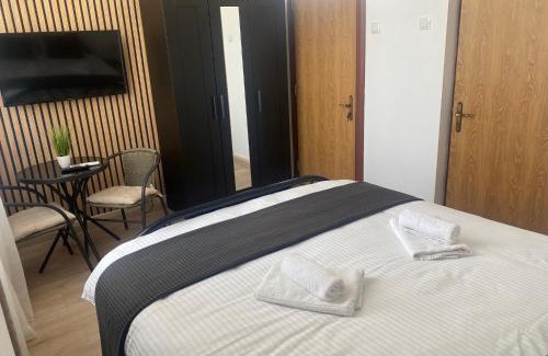 Mogosoaia Apartment | Studio 27mp - Dormitor cu baie proprie - Balcon - Bucatarie complet utilata
