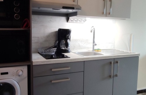 Balaruc-les-Bains Apartment | Studio 2nd floor with elevator Parc Charles de Gaulle view
