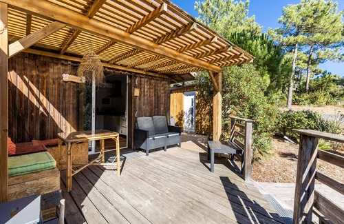 Carcans Plage Apartment | 'Studio 500m from Carcans Beach' with Garden & Wi-Fi