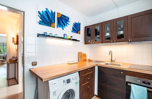 Bad Herrenalb Apartment | Studio 'Am Gaisbach' with Balcony and Wi-Fi