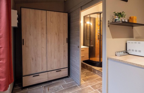 Louzac-Saint-Andre Apartment | Studio Apartment 'La Salamandre Enchantée' with Shared Pool, Private Terrace and Wi-Fi