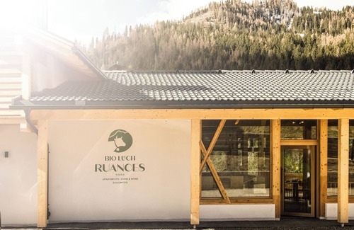 Badia Apartment | Studio Apartment 'Biohof Ruances' with Mountain View, Balcony and Wi-Fi