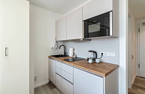 Furstenfeldbruck District Apartment | Studio Apartment "Huber Living Basic 209" with Balcony & Wi-Fi