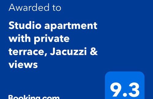 Mosta Apartment | Studio apartment with private terrace, Jacuzzi & views