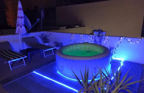 Mosta Apartment | Studio apartment with private terrace, Jacuzzi & views