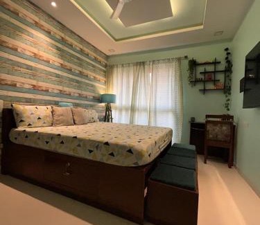 Chicalim Apartment | Studio Apt with Rooftop Panoramic views @ Dabolim