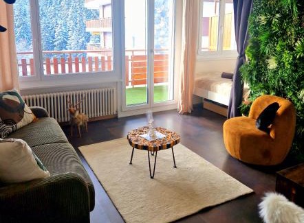 Randogne Apartment | Studio au Cœur des Sommets