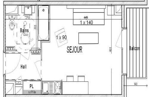 Les Saisies Apartment | Studio avec Piscine et Jacuzzi aux Saisies, Proche du Centre, 2 Étoiles, 3 Pers. - FR-1-594-143