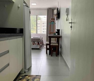 Centro Apartment | Studio Balneário Camboriú SC Com Vista Para o Cristo Luz Perto da Praia