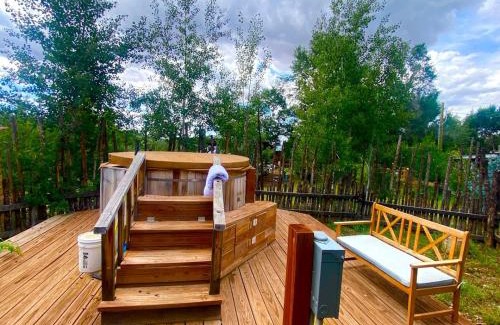 San Cristobal House | Studio Cabin Suite on Organic Farm Stay near Taos, New Mexico