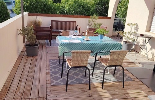 Le Couchant Apartment | Studio cabin with garage, near beaches