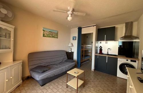 Sete Apartment | Studio cabine avec loggia et parking, proche plage - FR-1-338-626