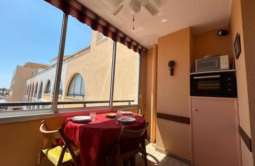 Sete Apartment | Studio cabine avec loggia et parking, proche plage - FR-1-338-626