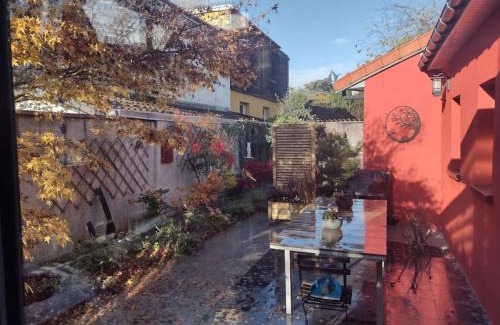 Adamville House | Studio climatisé avec jardin - proche Paris