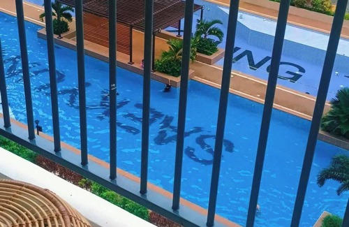 Lapu-Lapu Apartment | Studio Condo Unit with Balcony Facing Pool near Mactan Airport