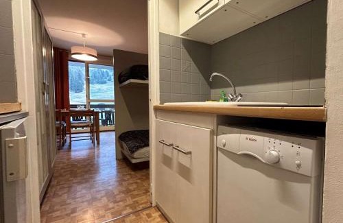 Saint-Etienne-en-Devoluy Apartment | Studio confortable, à 50m des pistes, pour 4 pers., parking, wifi, animaux admis - FR-1-525-273
