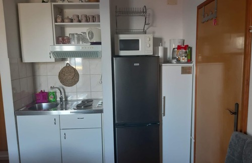 Gradac Apartment | Studio flat with balcony and sea view Gradac, Makarska (AS-15642-b)