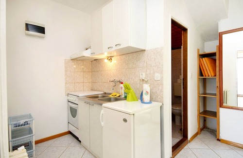 Hvar Old Town Apartment | Studio flat with terrace and sea view Hvar (AS-591-b)
