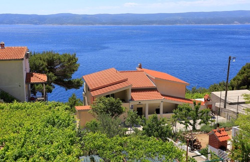 Marusici Apartment | Studio flat with terrace and sea view Marušići, Omiš (AS-1024-d)